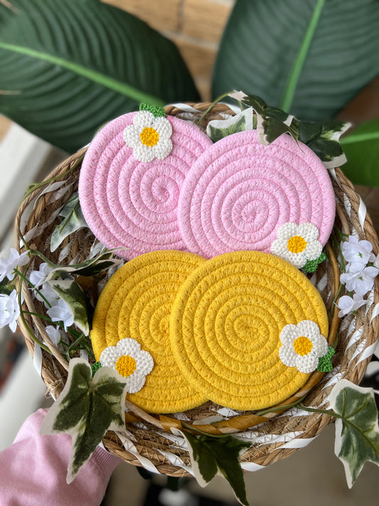 Daisy Boho Coaster