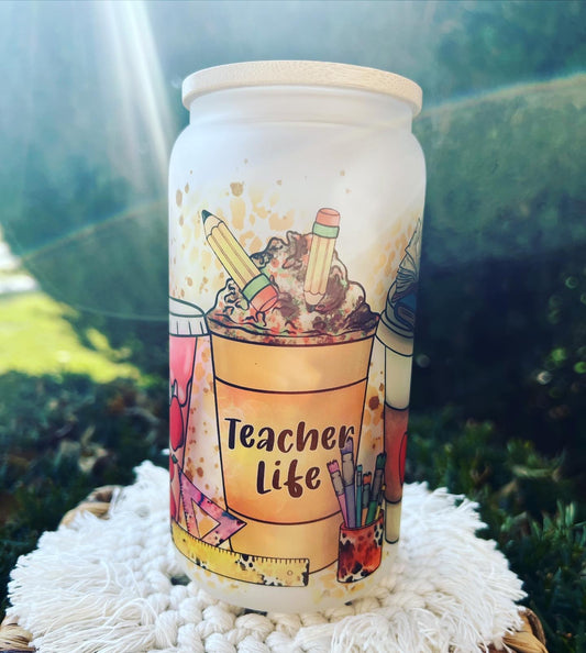 Teacher Frosted Can