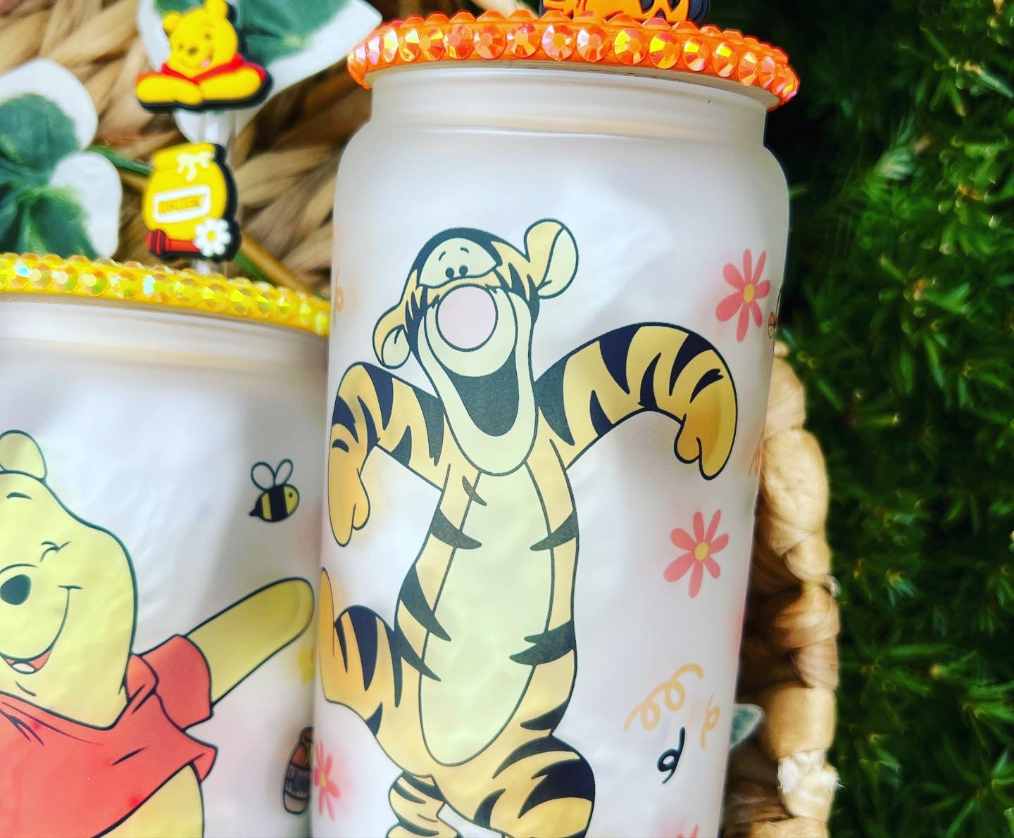 Pooh & Friends Glass Can