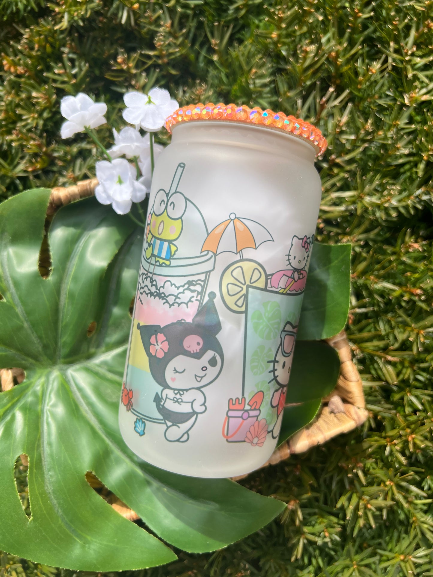 Summer Kitty & Friends Frosted Can