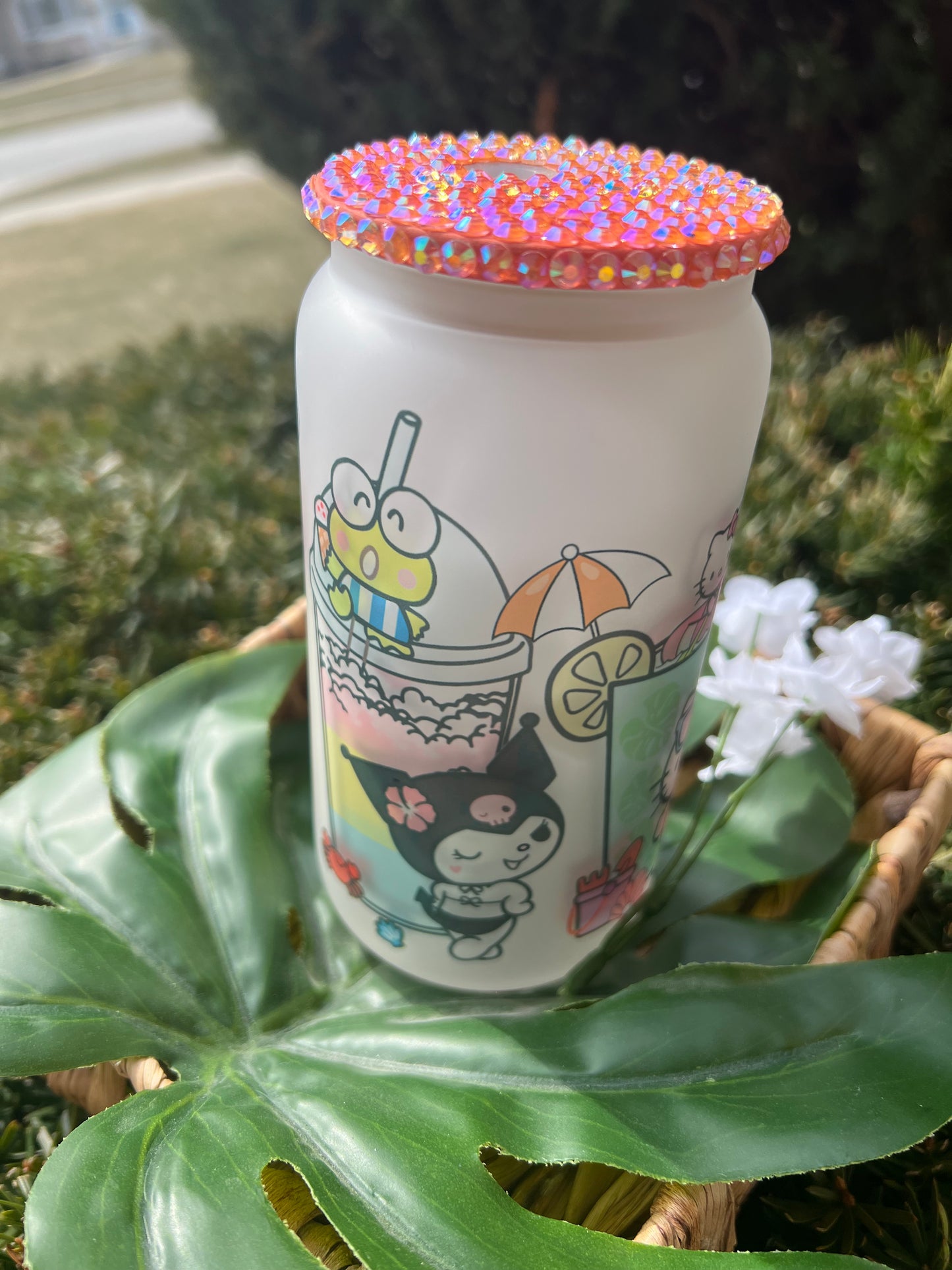 Summer Kitty & Friends Frosted Can