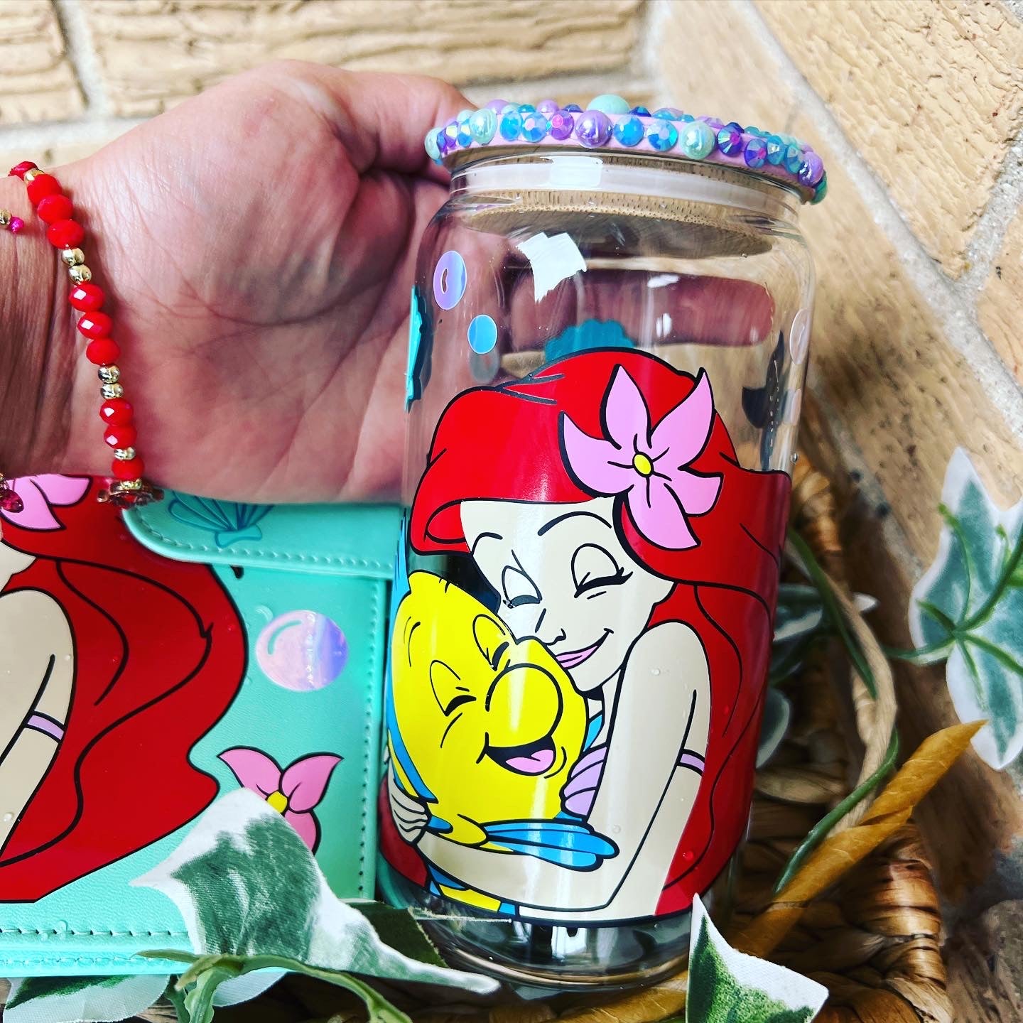 Mermaid Glass Can