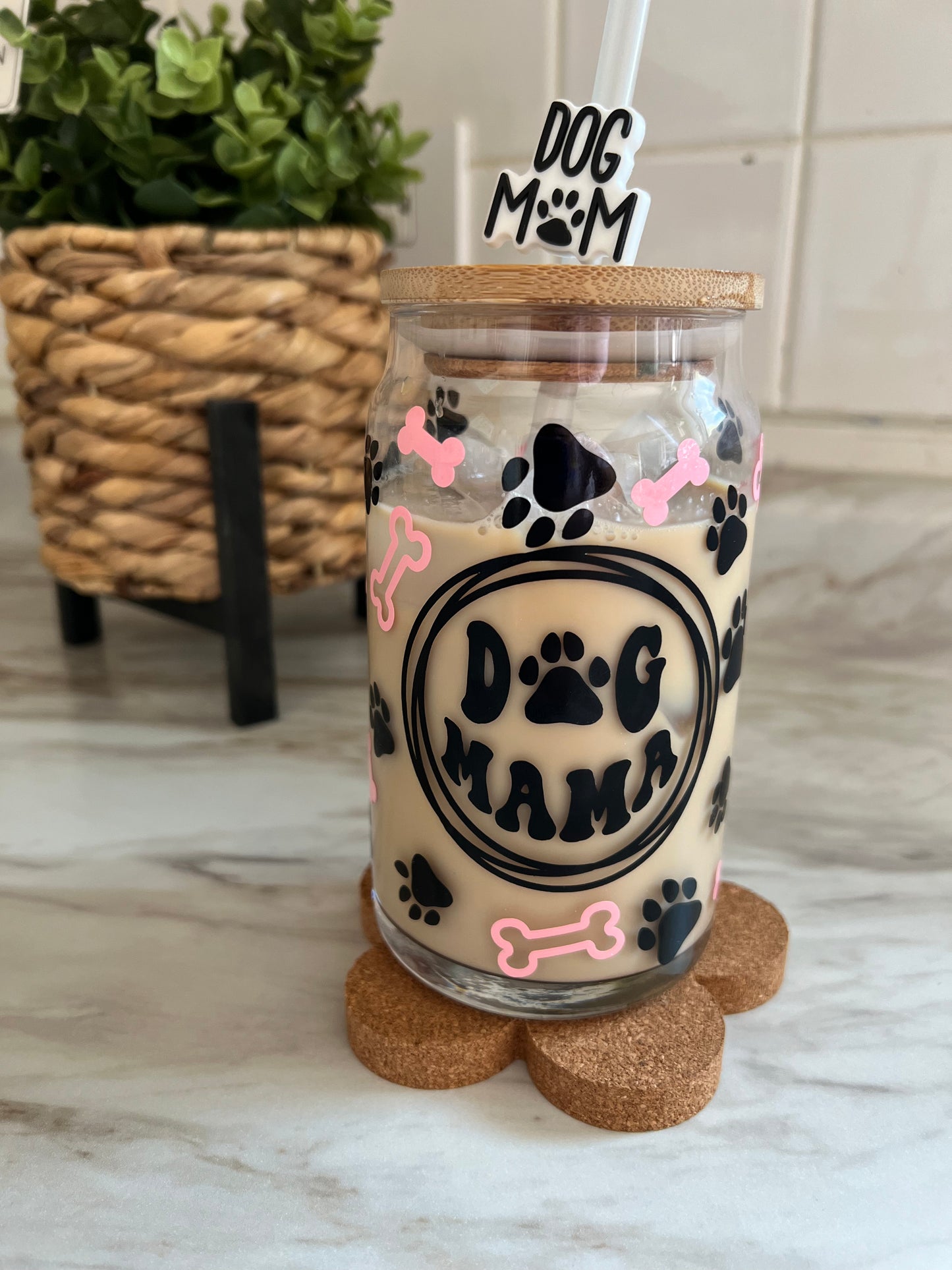 Dog mama Glass Can