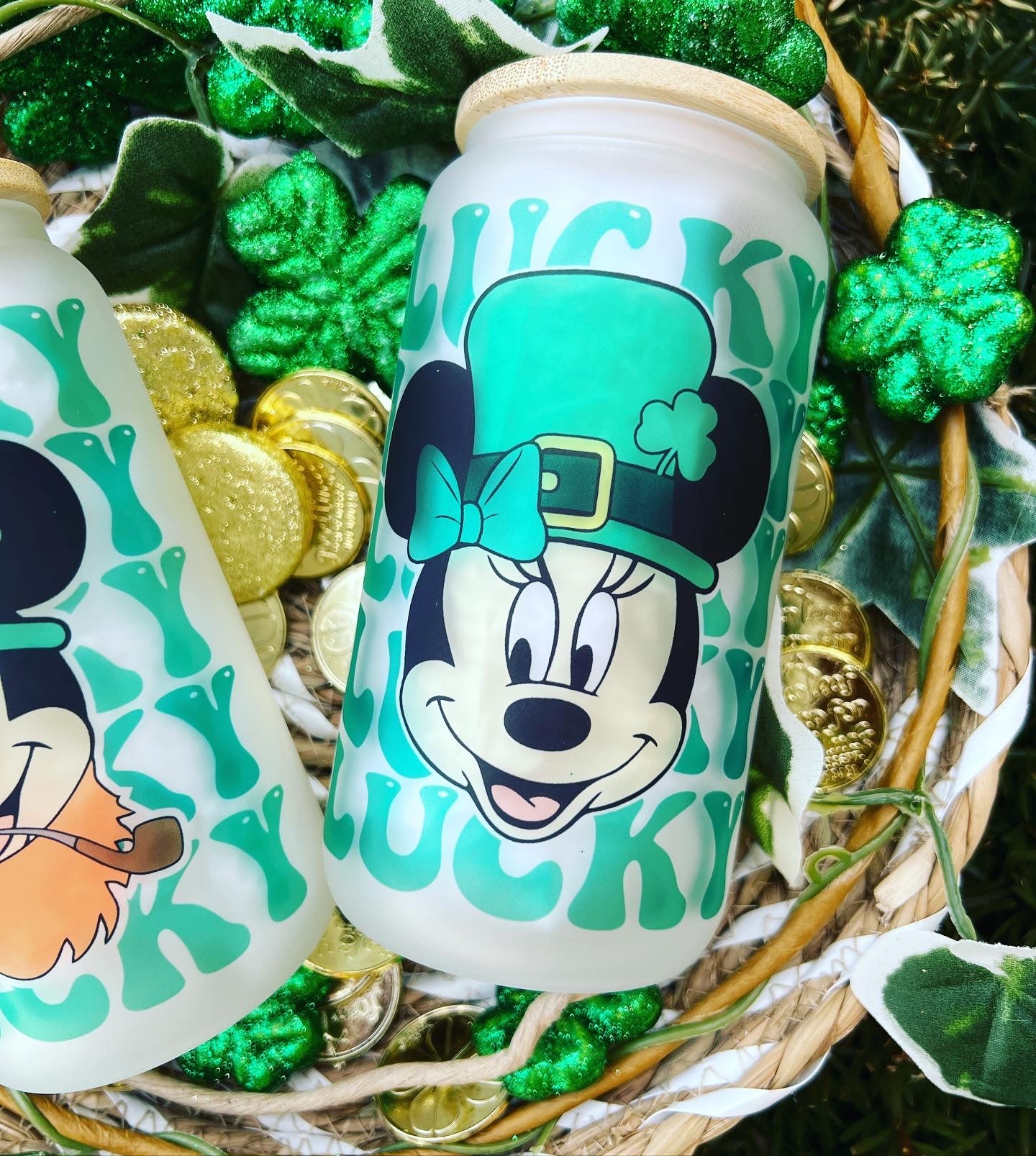 Mouse St Patricks Day Frosted Can