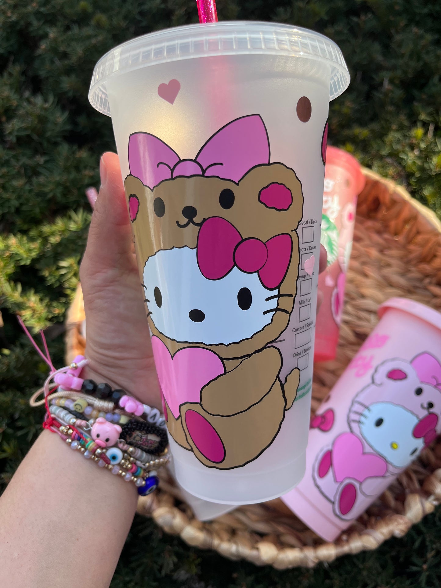 Cute Bear Kitty Cold Cup