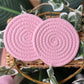 Pink Boho Coaster