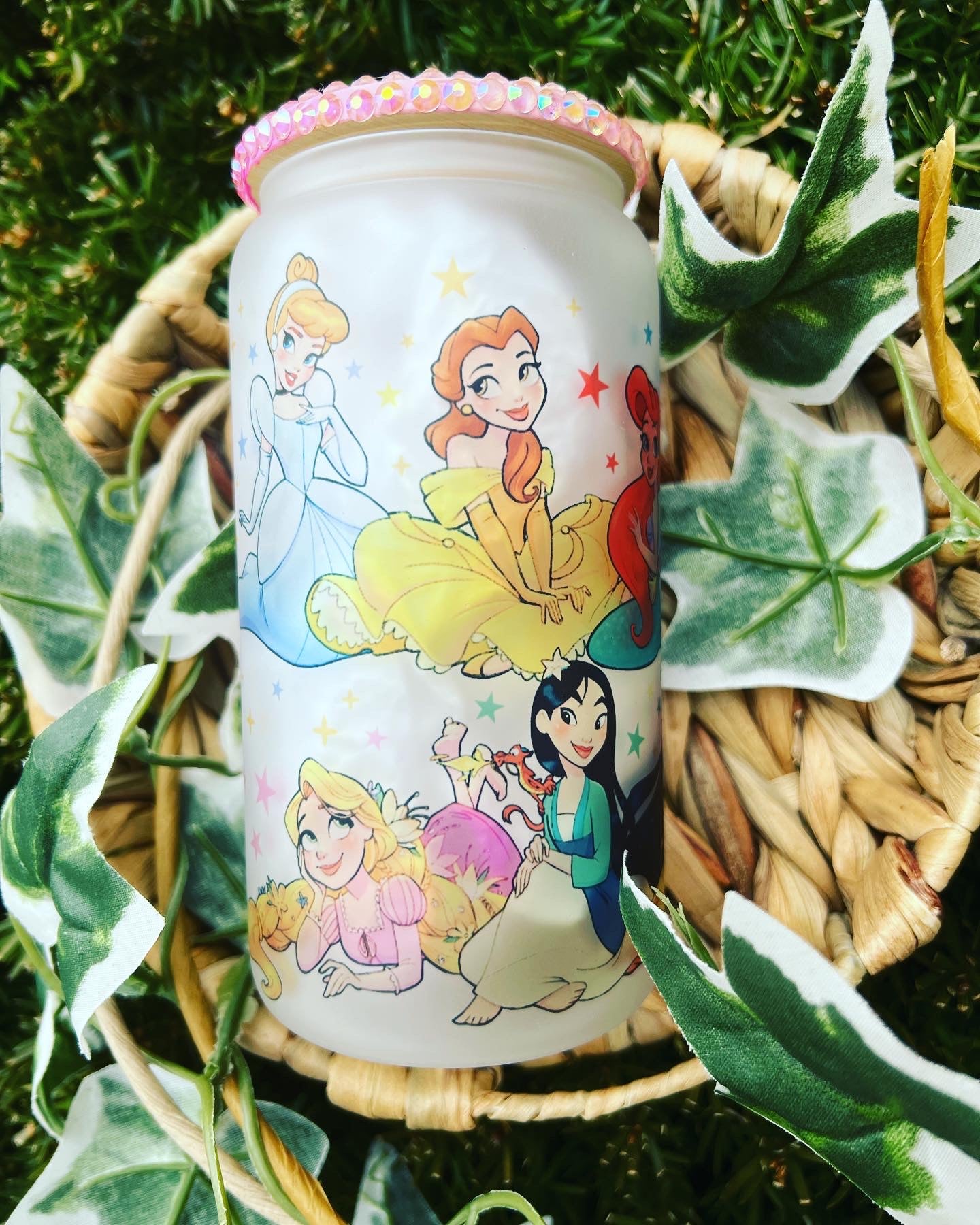 Princesses Glass Can