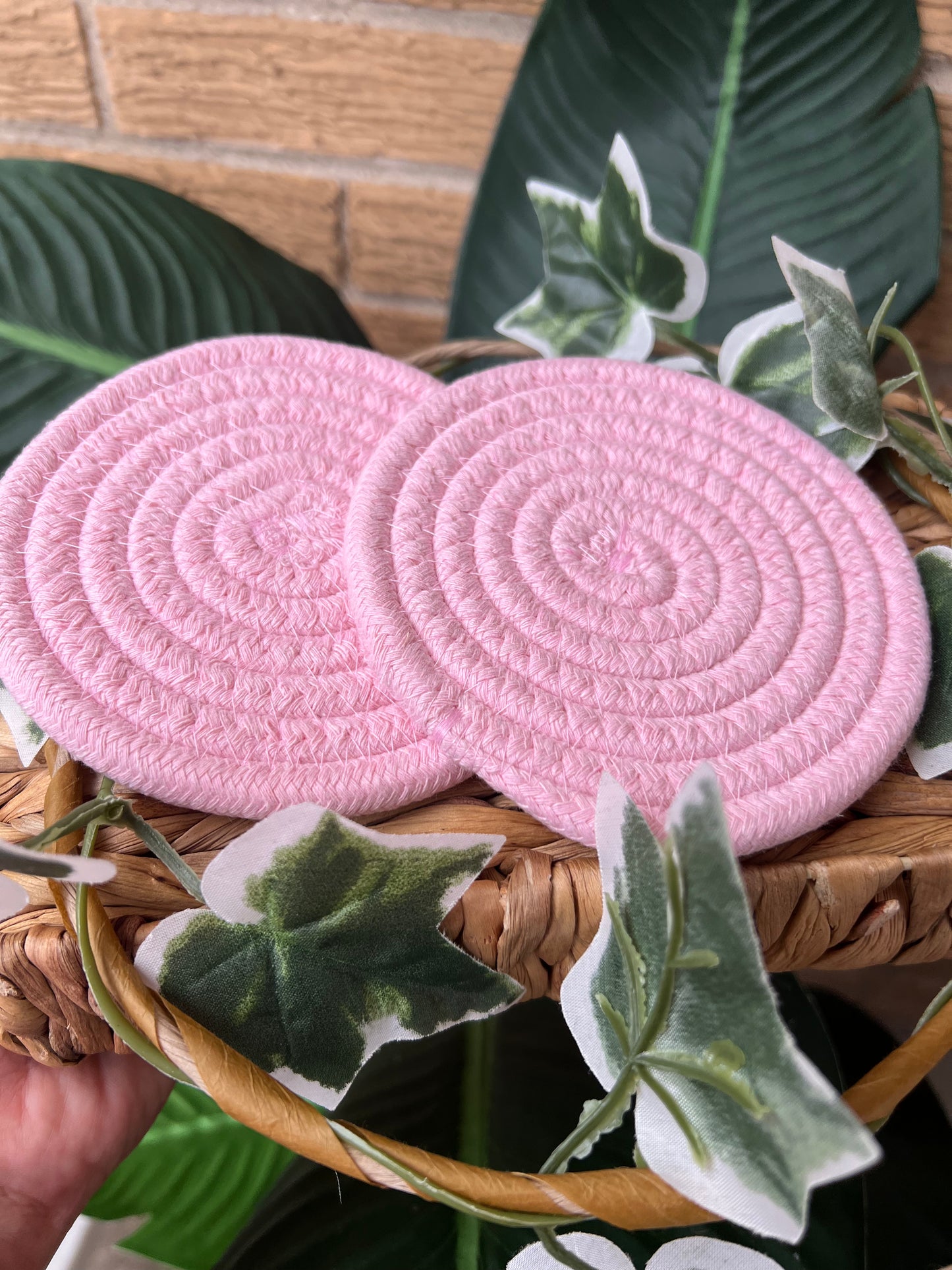 Pink Boho Coaster