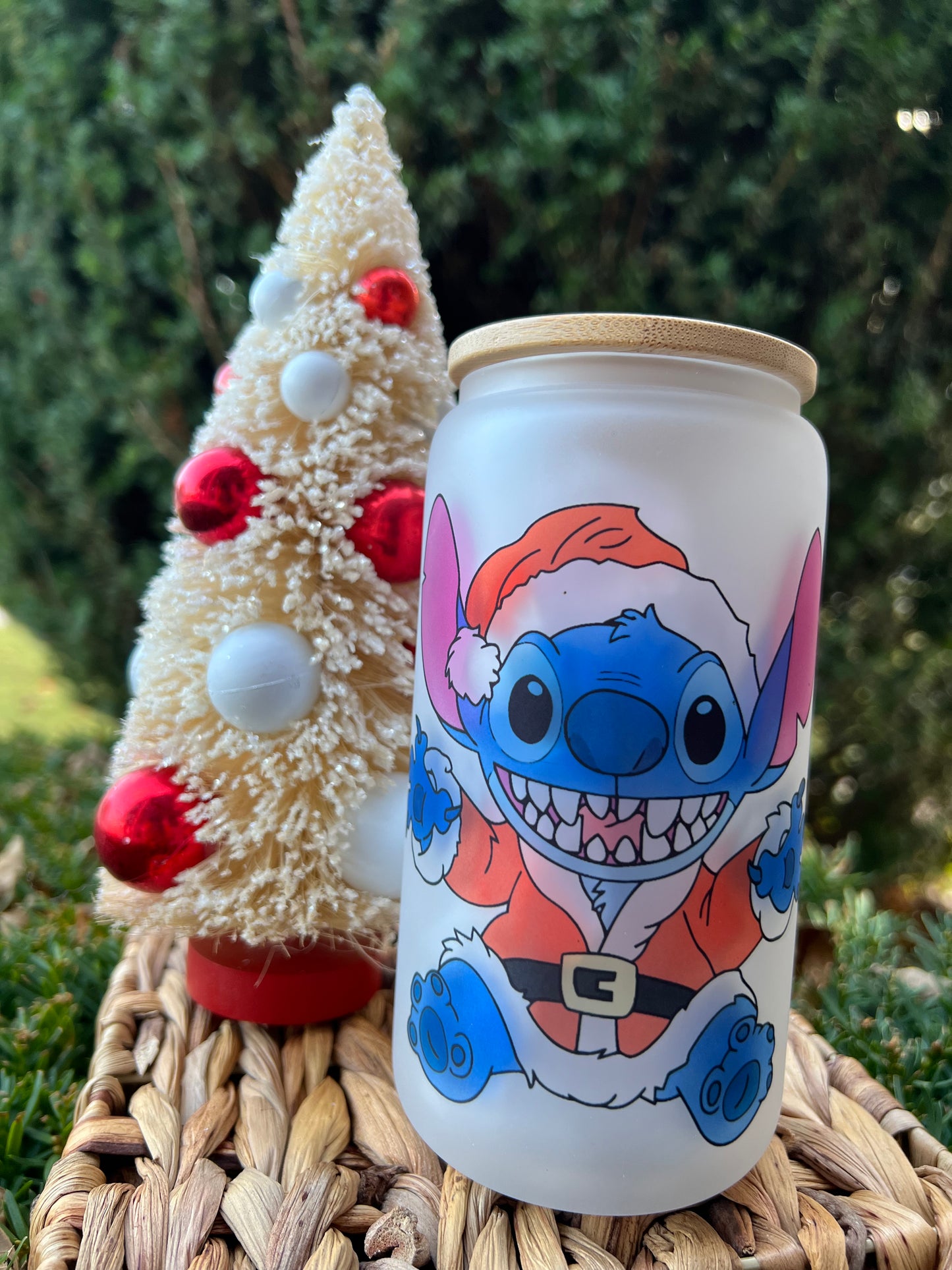 Alien Christmas Frosted Can