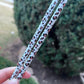 Cheetah Print White Straw