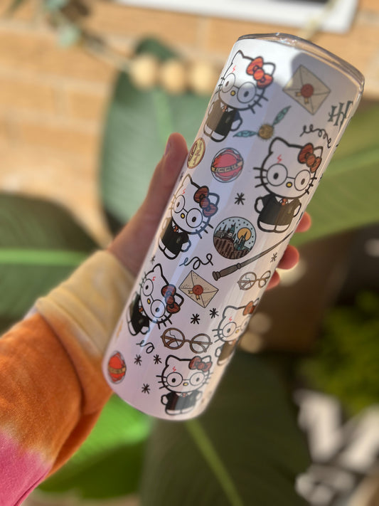 Wizard Cat Stainless Tumbler