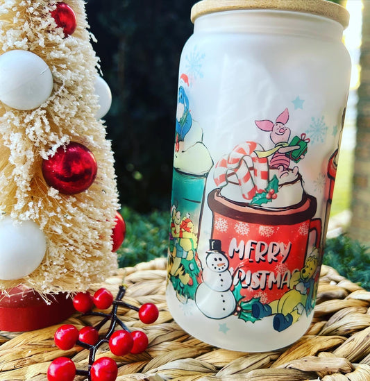 Pooh Christmas Latte Frosted Can