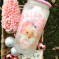 Vintage Santa Claus Frosted Can