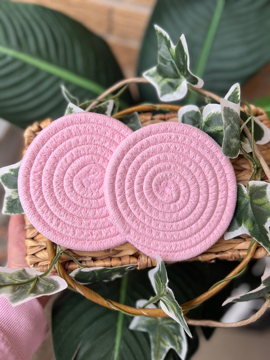 Pink Boho Coaster