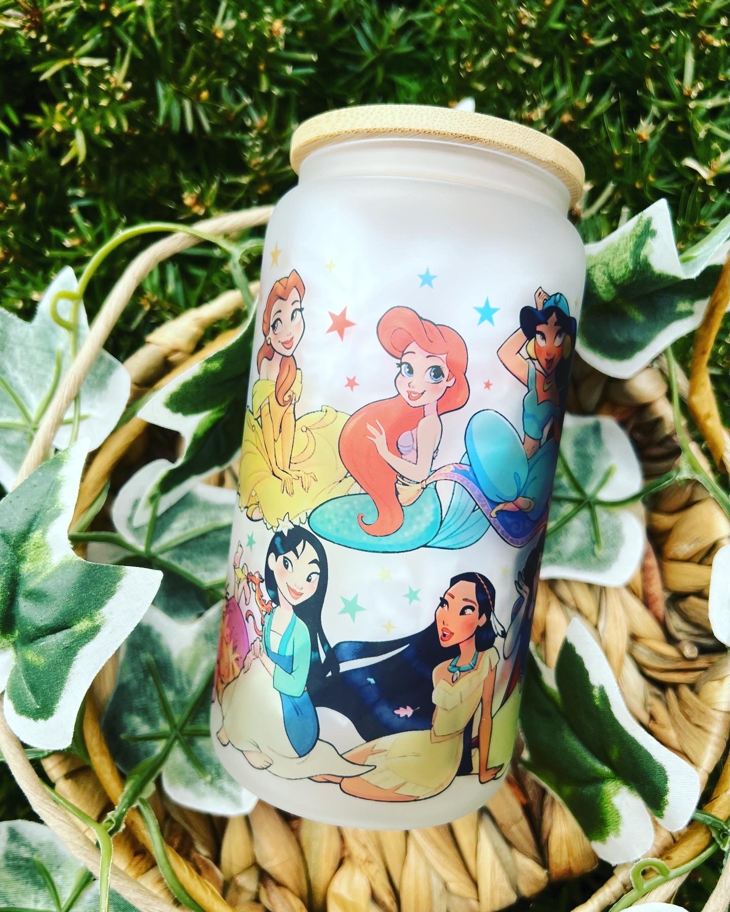 Princesses Glass Can