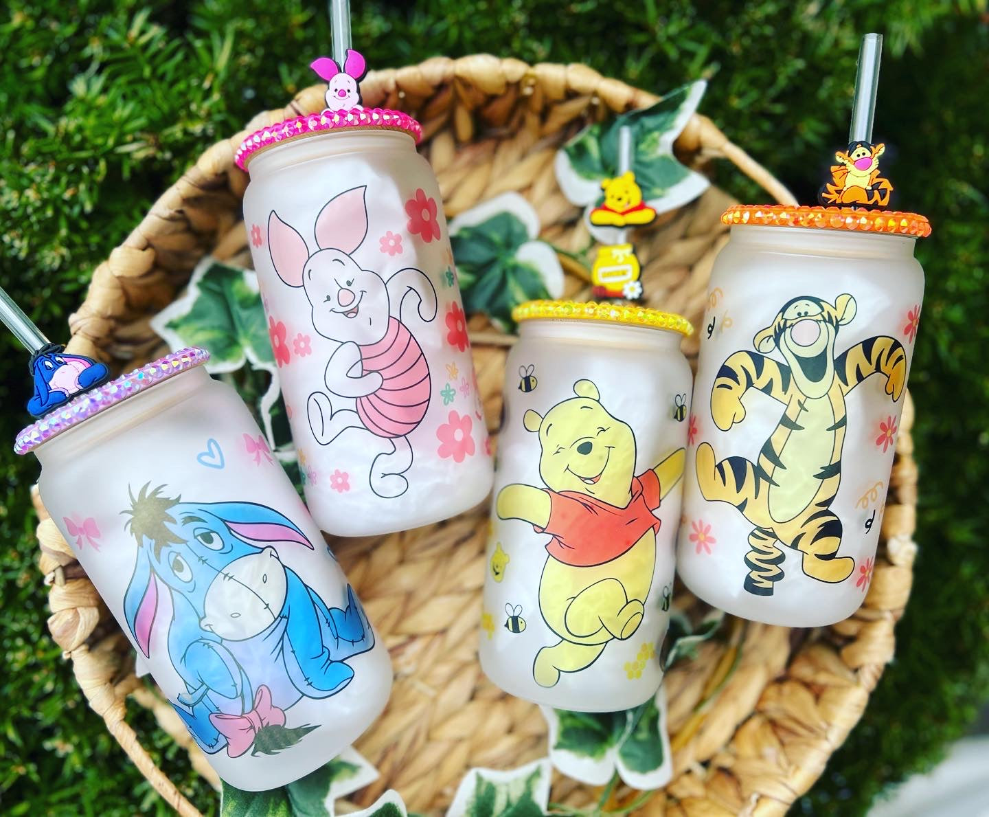 Pooh & Friends Glass Can