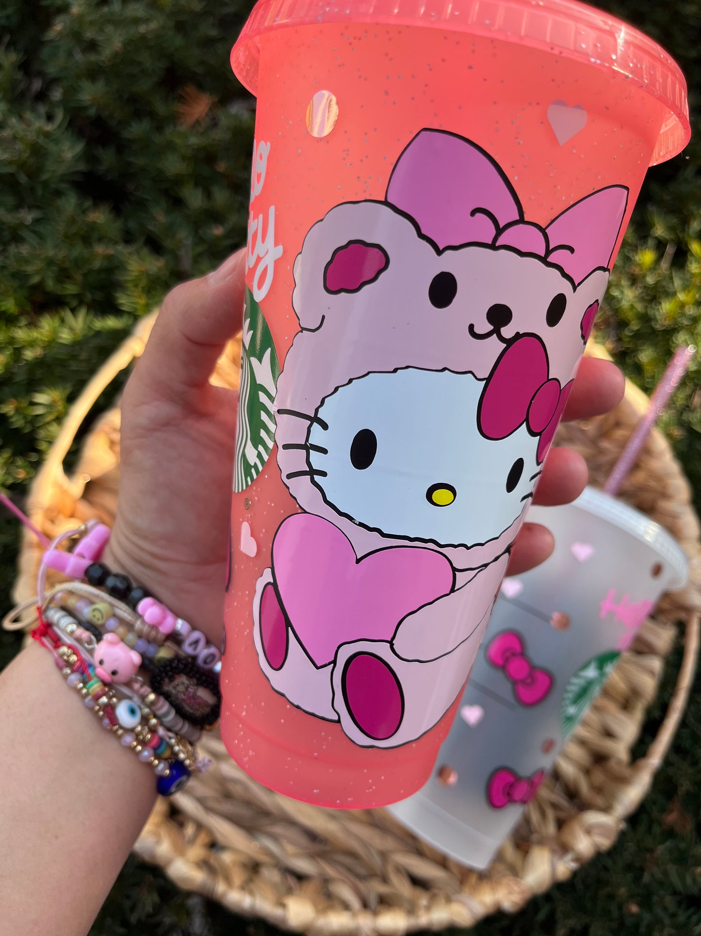 Cute Bear Kitty Cold Cup