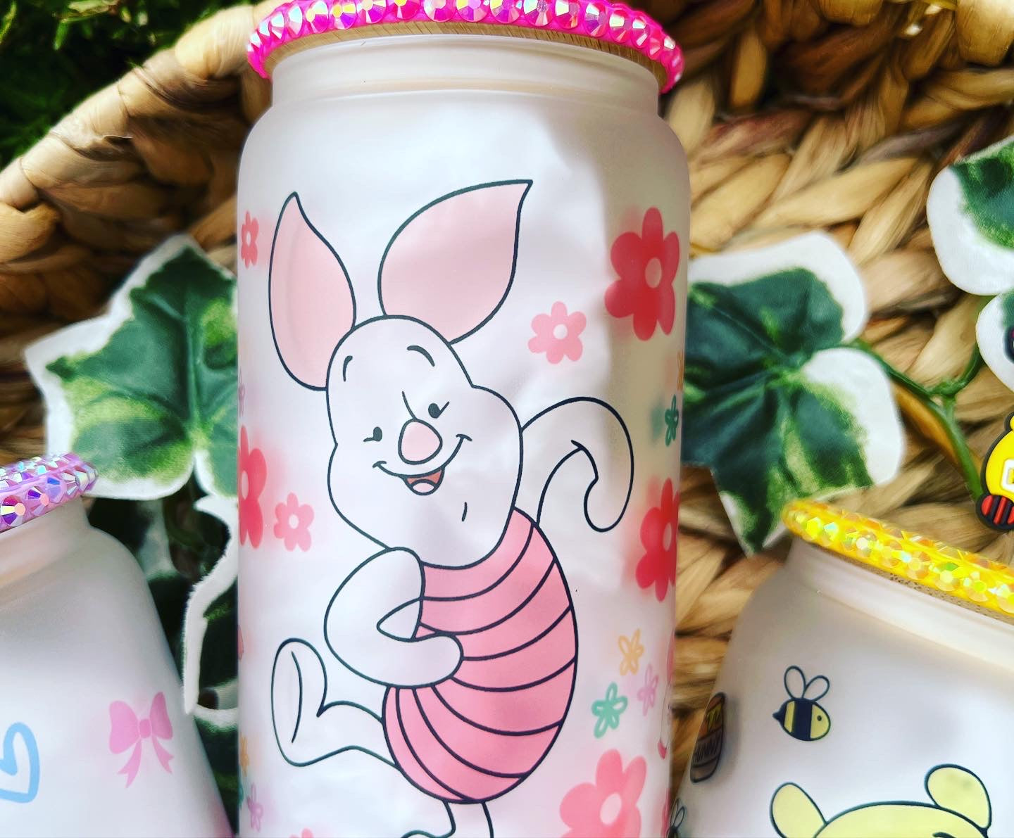 Pooh & Friends Glass Can