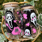 Ghost Face Glass can