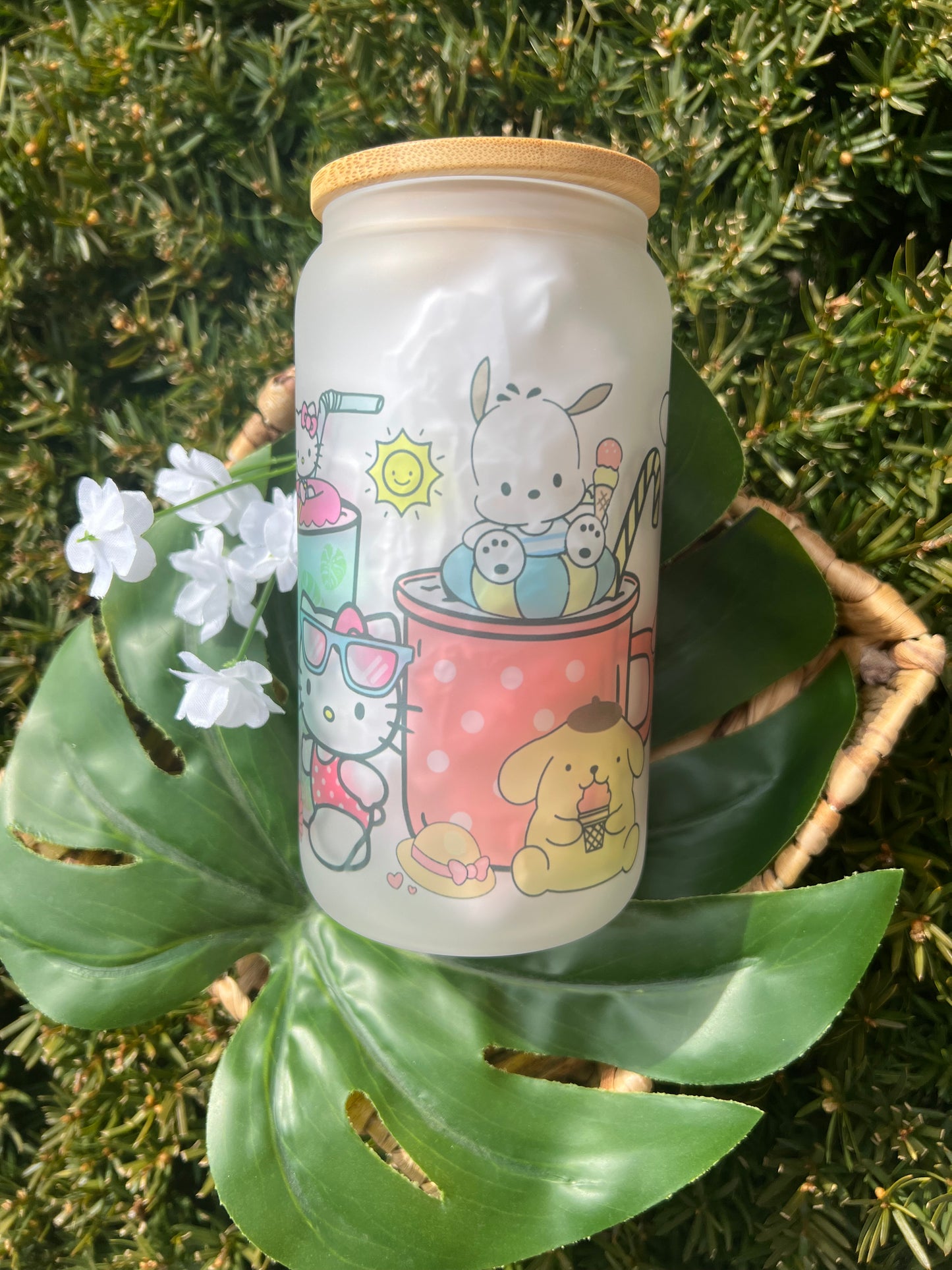 Summer Kitty & Friends Frosted Can