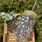Pink CheetahPrint Glass can