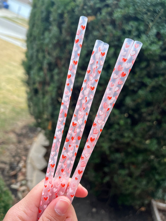 Hearts Straw