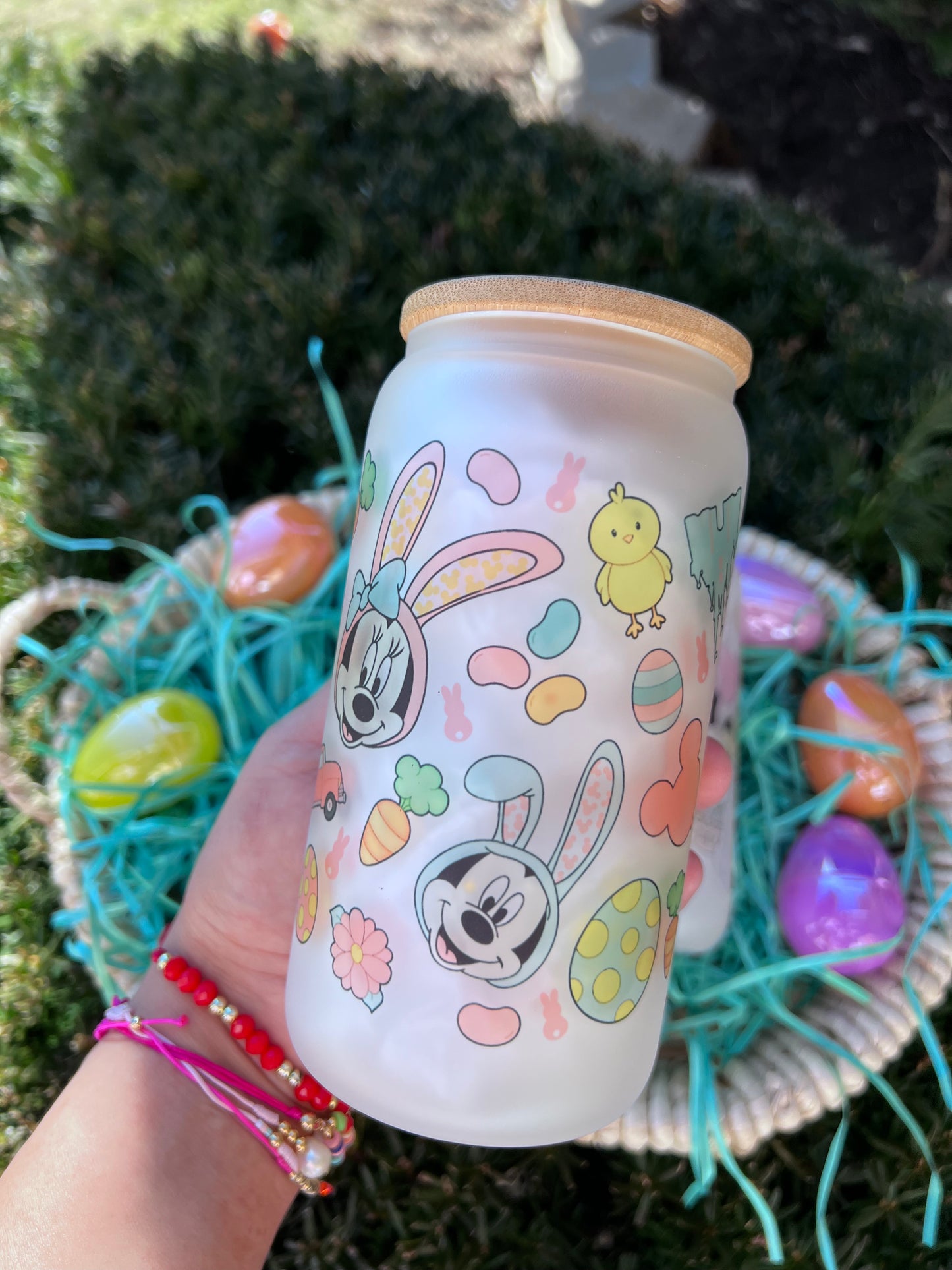 Mouse Easter Frosted Can